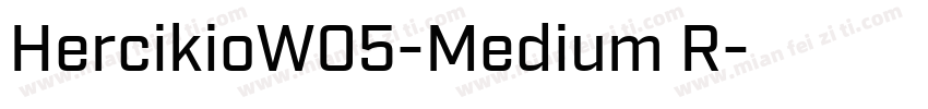 HercikioW05-Medium R字体转换
